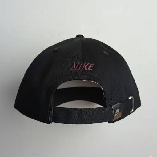 Nike Black & Maroon Baseball Cap – Dri-FIT / Heritage Style